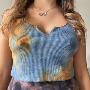 Tie dye urban outfitters tank top